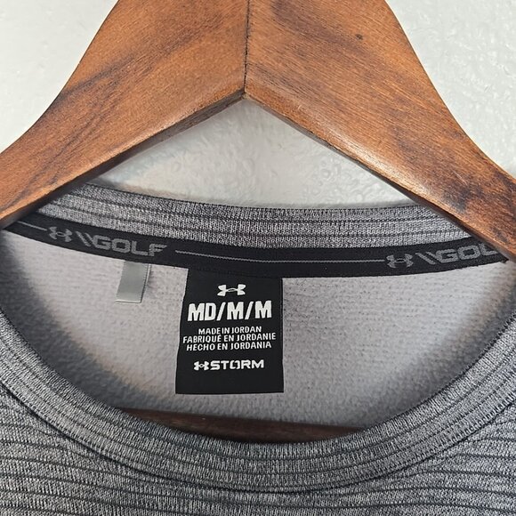 Under Armour Storm Golf Mens Medium Pullover Long Sleeve - Picture 3 of 5